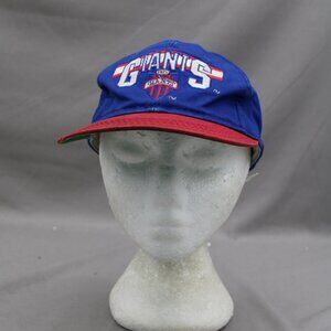 New York Giants Hat (VTG) - Block Script and Shield Logo - Adult Snapback
